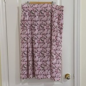 Vintage plus size floral skirt